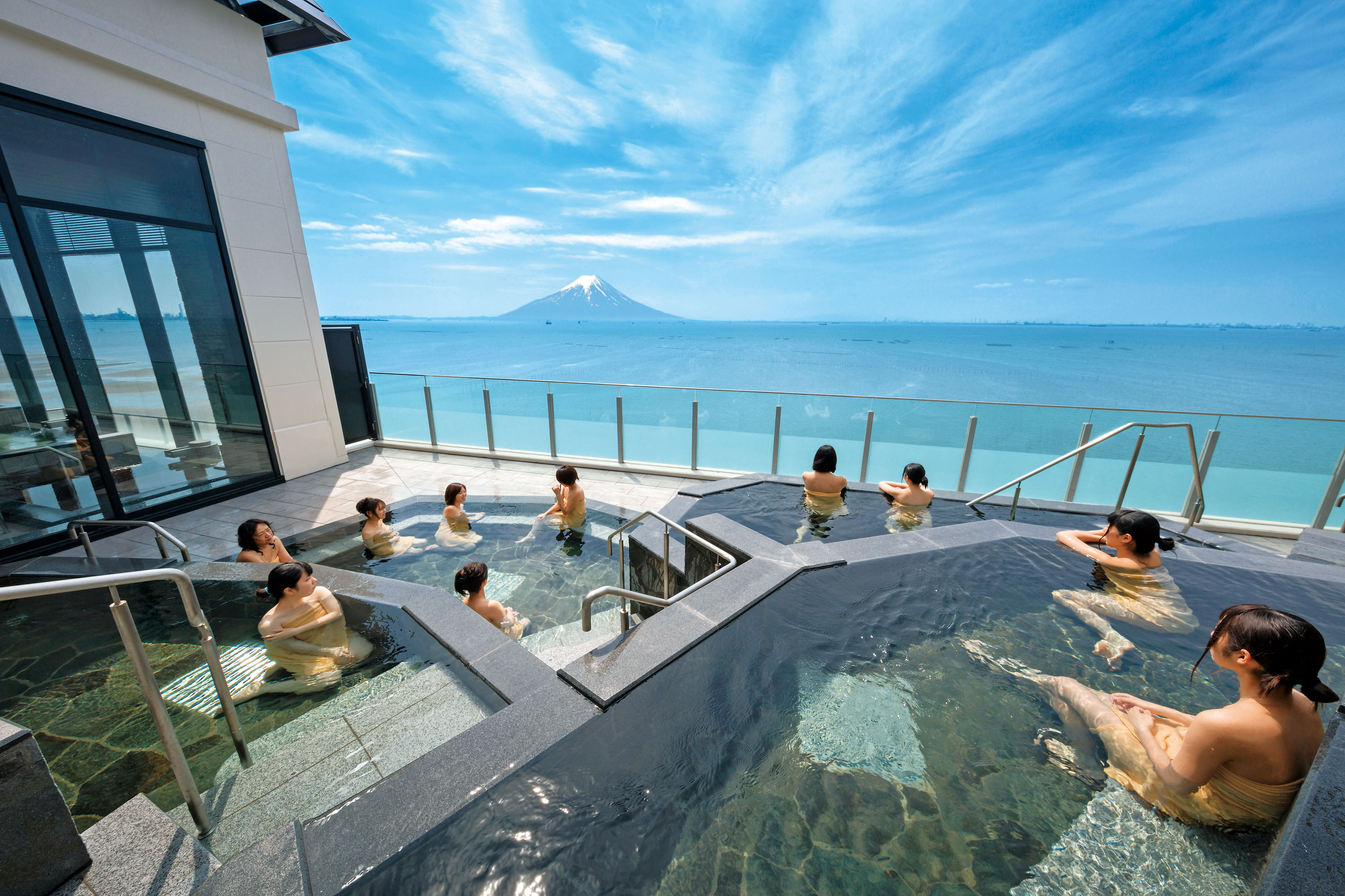 富士見亭にお泊りの方のみご利用できる絶景風呂「天の川」